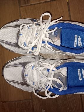 Avia Kids White & Blue Athletic Sneakers
